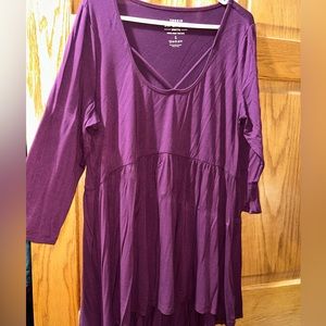 Torrid- High-Low Babydoll Top